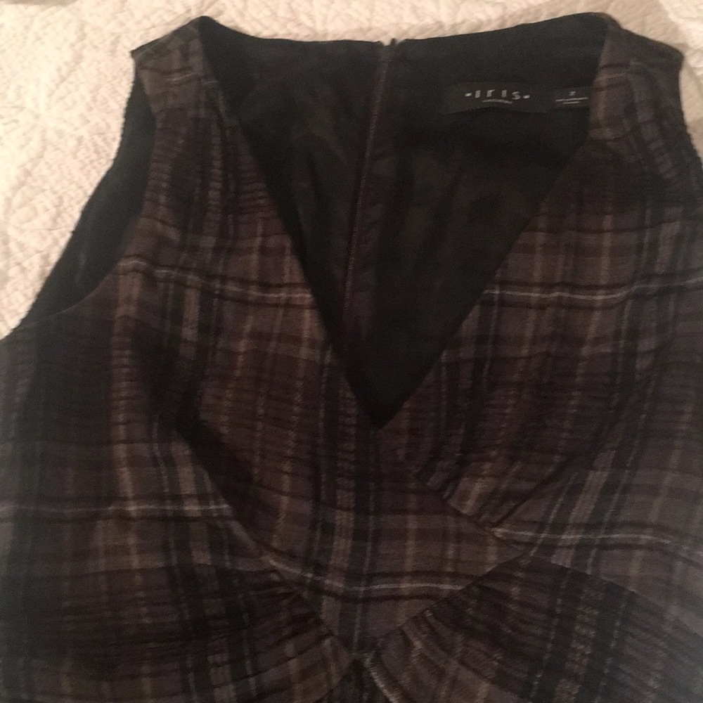 Iris plaid dress size 2